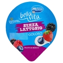 bella vita Yogurt Intero da Latte Fieno Senza Lattosio Goloso Frutti di Bosco 150 g